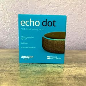 Echo Dot (3rd Gen, 2018 release) - Smart speaker with Alexa - Charcoal